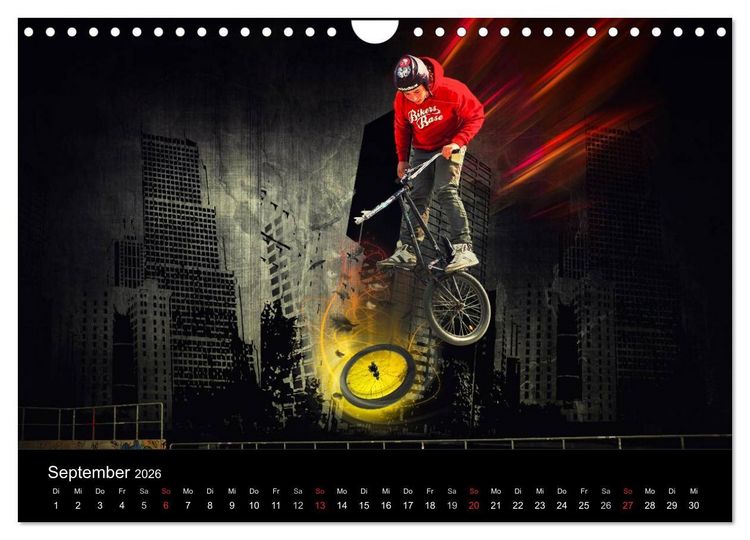 Produktbild: BMX My Life (Wandkalender 2026 DIN A4 quer), CALVENDO Monatskalender