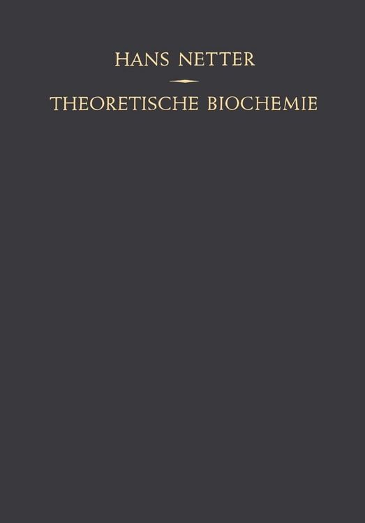 Produktbild: Theoretische Biochemie