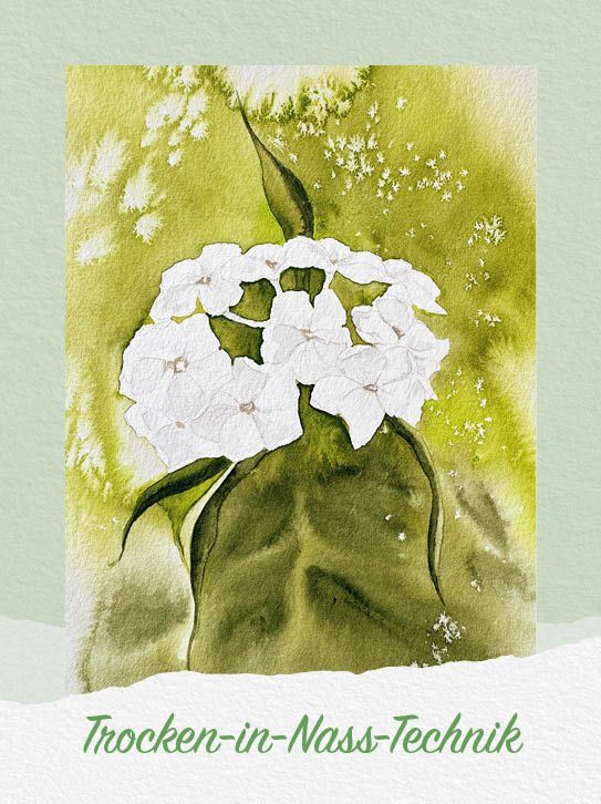 Produktbild: 55 x malen &ndash; Aquarell-Effekte: Das Kartenset f&uuml;r deine Watercolor-Praxis
