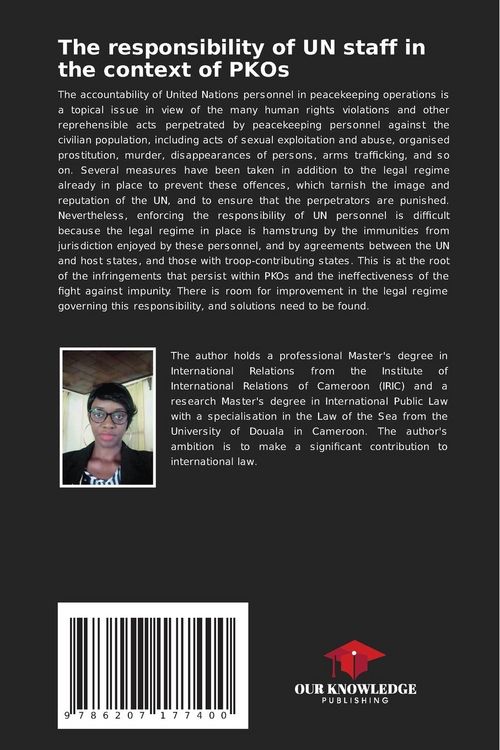 Produktbild: The responsibility of UN staff in the context of PKOs