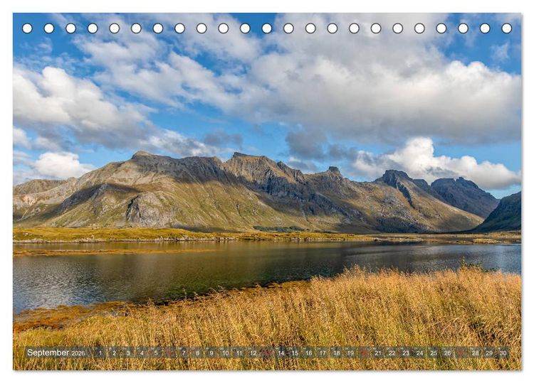 Produktbild: Norwegen - Mythos Landschaften (Tischkalender 2026 DIN A5 quer), CALVENDO Monatskalender