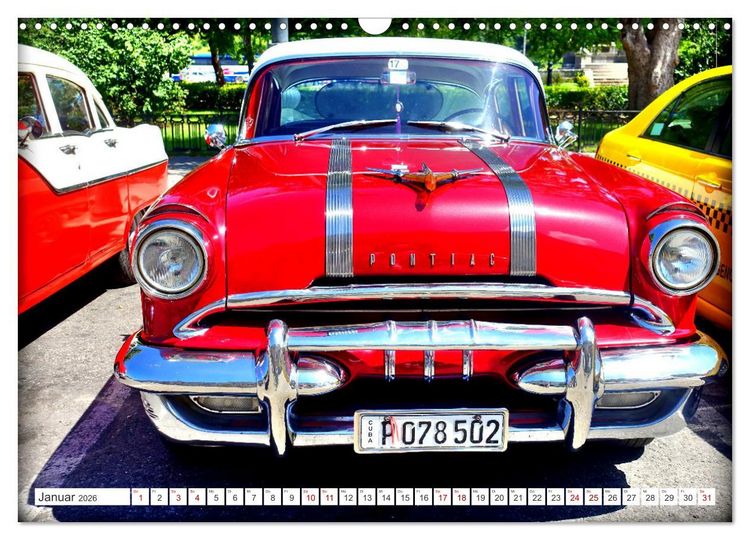 Produktbild: PONTIAC '55 (Wandkalender 2026 DIN A3 quer), CALVENDO Monatskalender