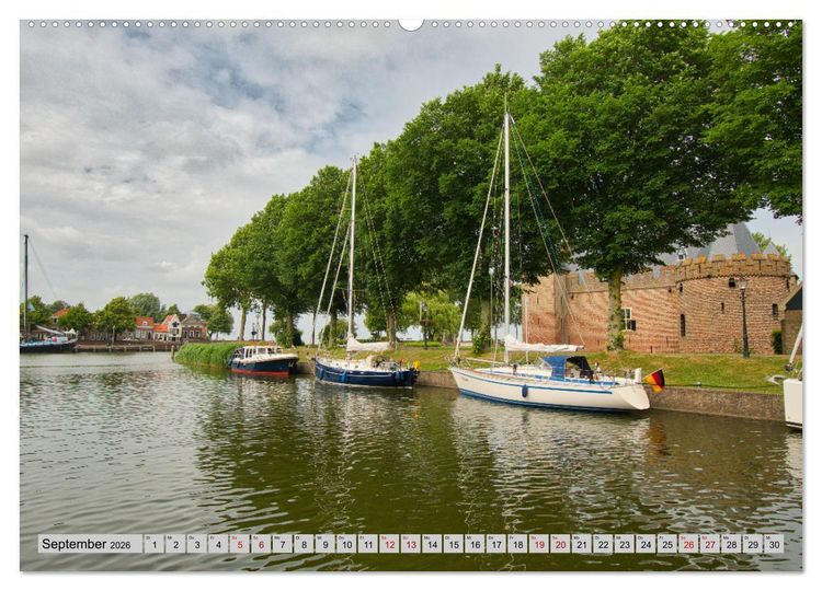 Produktbild: Streifz&uuml;ge durch den Norden der Niederlande (Wandkalender 2026 DIN A2 quer), CALVENDO Monatskalender