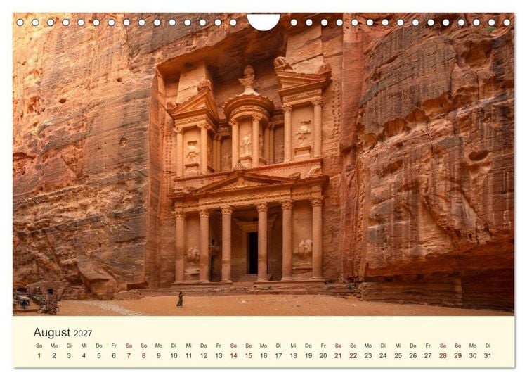 Produktbild: Jordanien Sand, Stein und Salz (Wandkalender 2027 DIN A4 quer), CALVENDO Monatskalender