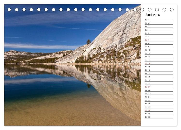 Produktbild: Kalifornien USA (Tischkalender 2026 DIN A5 quer), CALVENDO Monatskalender
