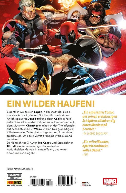 Produktbild: Waffe X-Men: Keine Gnade