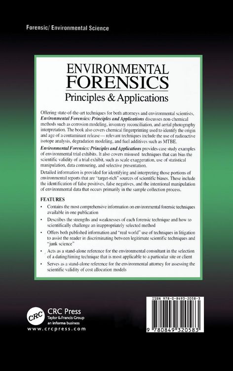 Produktbild: Environmental Forensics