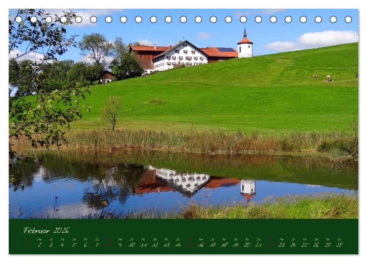 Produktbild: Im Allg&auml;u (Tischkalender 2026 DIN A5 quer), CALVENDO Monatskalender