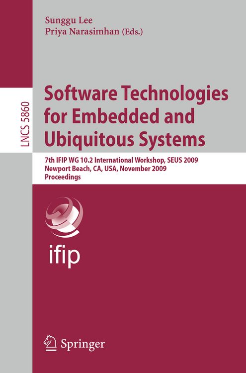 Produktbild: Software Technologies for Embedded and Ubiquitous Systems
