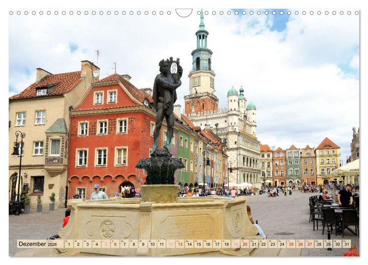 Produktbild: Posen - Traumhaftes Reiseziel in Polen (Wandkalender 2026 DIN A3 quer), CALVENDO Monatskalender