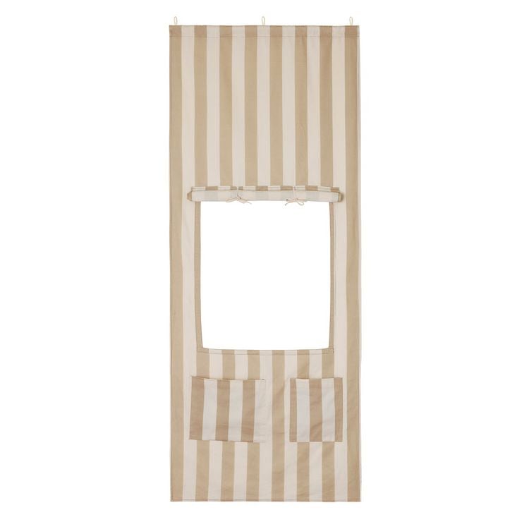 Produktbild: Kioskvorhang Streifen beige