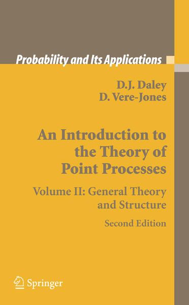 Produktbild: An Introduction to the Theory of Point Processes