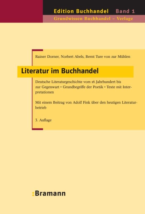 Produktbild: Literatur im Buchhandel