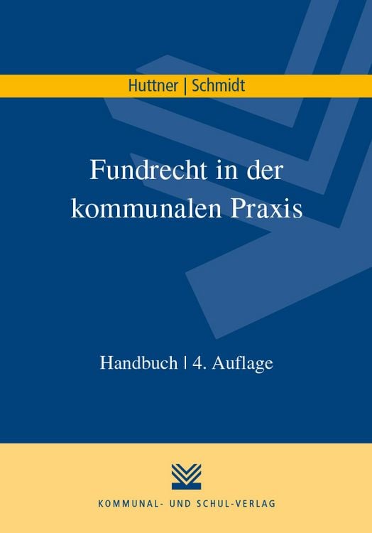 Produktbild: Fundrecht in der kommunalen Praxis