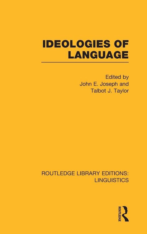 Produktbild: Ideologies of Language
