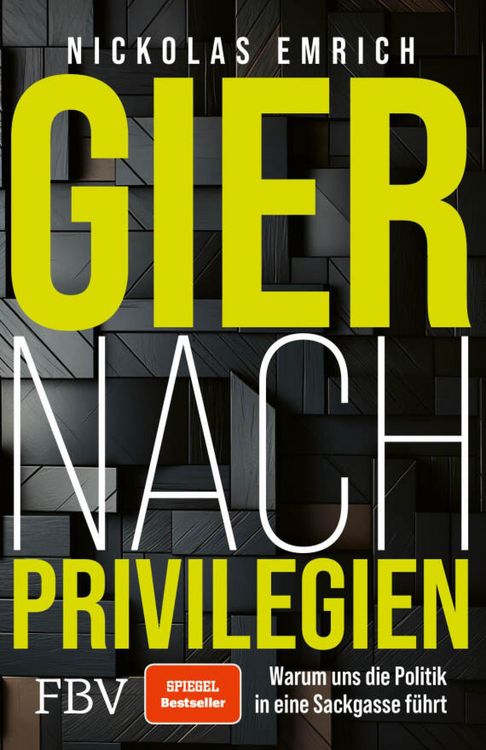 Produktbild: Gier nach Privilegien