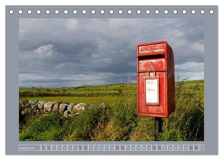 Produktbild: Sie haben Post - Briefk&auml;sten in Schottland (Tischkalender 2026 DIN A5 quer), CALVENDO Monatskalender