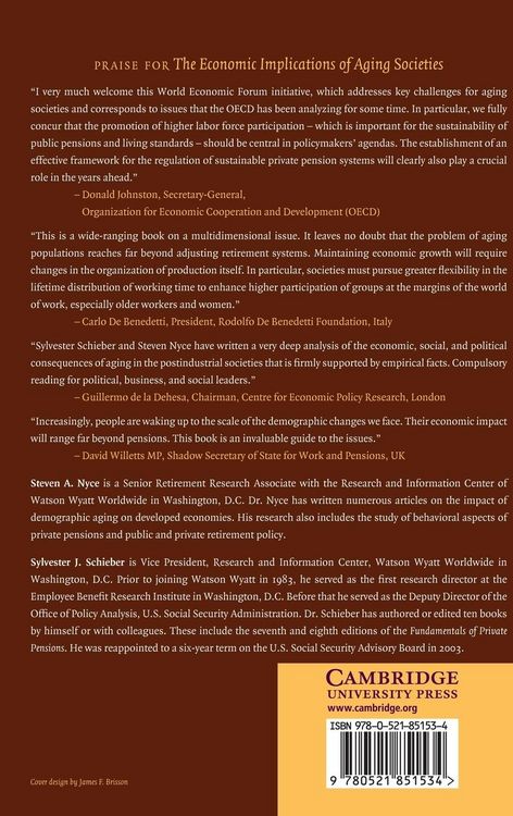Produktbild: The Economic Implications of Aging Societies