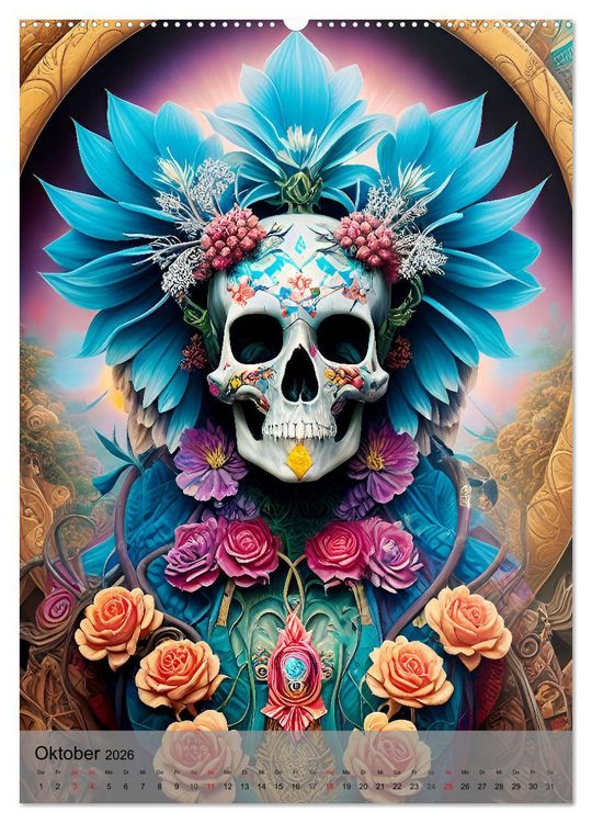 Produktbild: Beautiful Death (Wandkalender 2026 DIN A2 hoch), CALVENDO Monatskalender