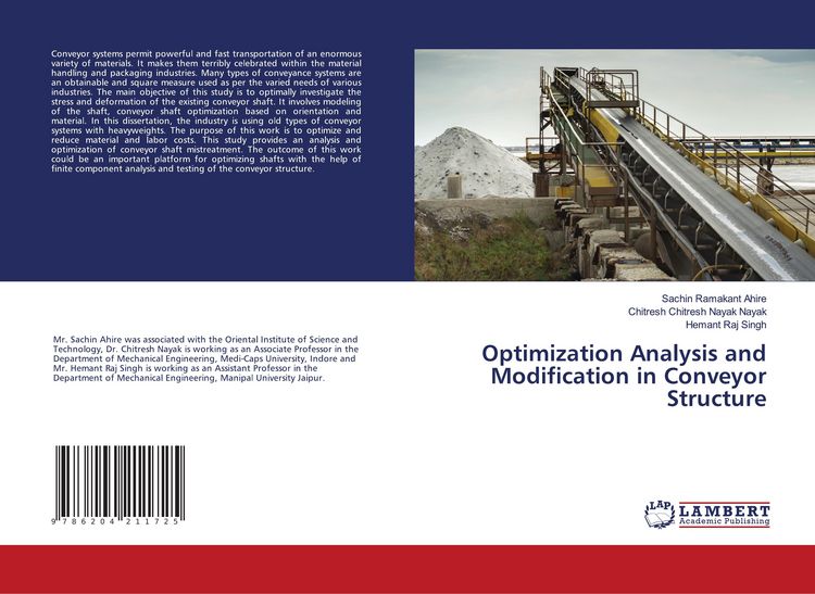 Produktbild: Optimization Analysis and Modification in Conveyor Structure