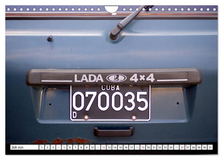 Produktbild: LADA NIVA - Russlands Dauer-L&auml;ufer (Wandkalender 2026 DIN A4 quer), CALVENDO Monatskalender