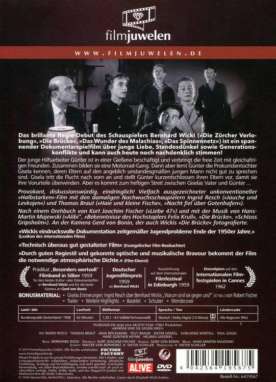 Produktbild: Warum sind sie gegen uns? (Filmjuwelen)