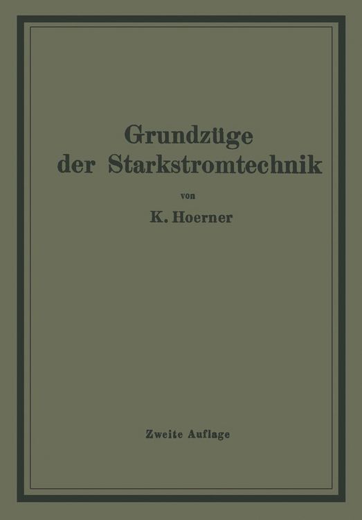 Produktbild: Grundz&uuml;ge der Starkstromtechnik