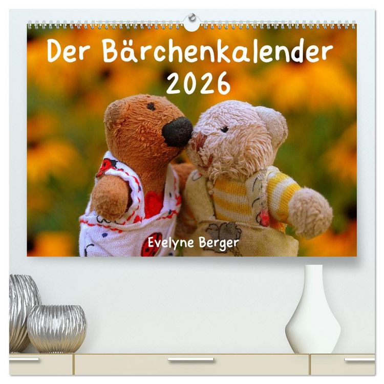 Produktbild: Der B&auml;rchenkalender 2026 (hochwertiger Premium Wandkalender 2026 DIN A2 quer), Kunstdruck in Hochglanz