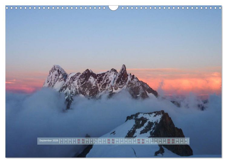 Produktbild: H&ouml;hepunkte unserer Alpen - Bergweh &reg; (Wandkalender 2026 DIN A3 quer), CALVENDO Monatskalender