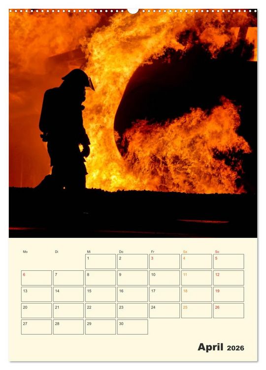 Produktbild: Feuerwehr - Warten auf den n&auml;chsten Einsatz (hochwertiger Premium Wandkalender 2026 DIN A2 hoch), Kunstdruck in Hochglanz
