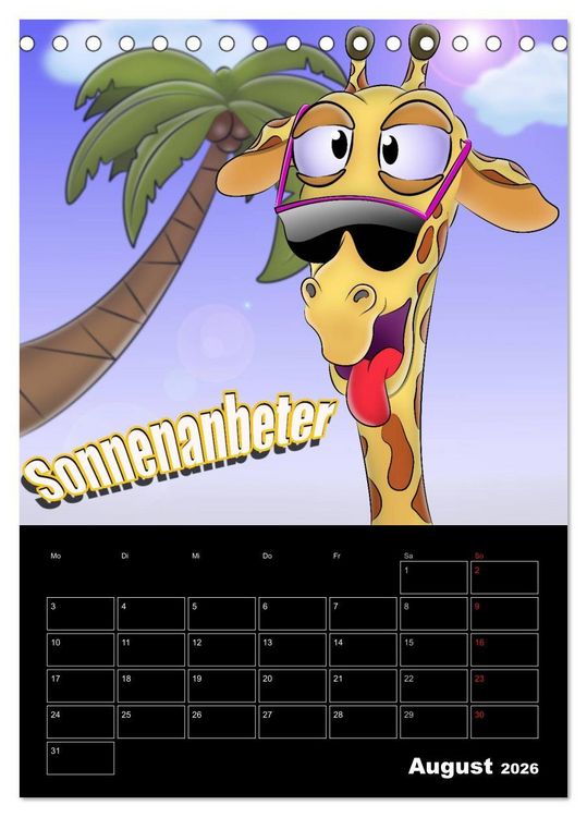 Produktbild: Cartoons - mir doch Bockwurscht (Tischkalender 2026 DIN A5 hoch), CALVENDO Monatskalender