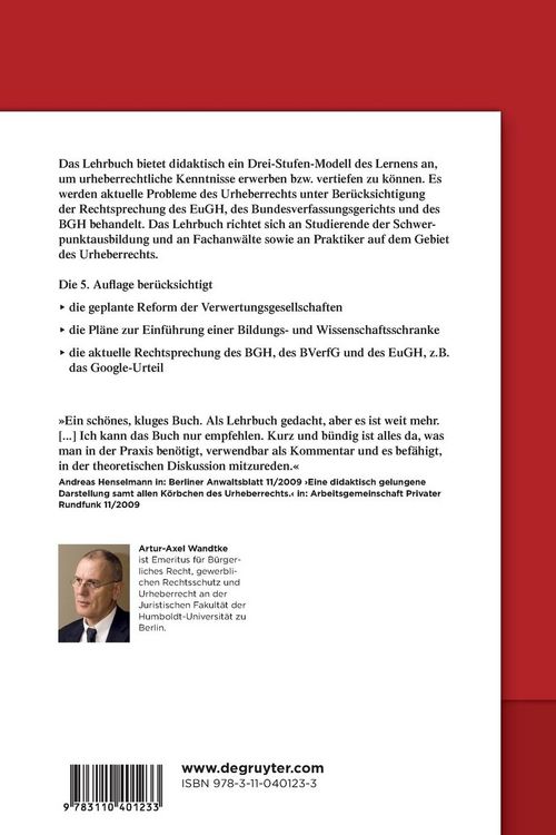 Produktbild: Urheberrecht