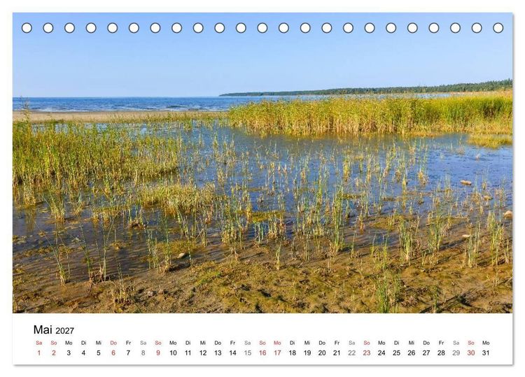 Produktbild: Der Nordwesten Estlands (Tischkalender 2027 DIN A5 quer), CALVENDO Monatskalender