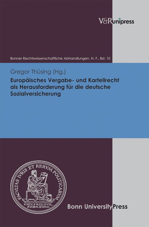Produktbild: Europ&auml;isches Vergabe- und Kartellrecht als Herausforderung f&uuml;r die deutsche Sozialversicherung