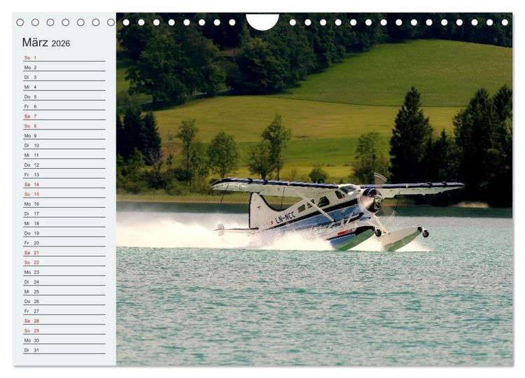 Produktbild: Faszination Wasserflugzeuge (Wandkalender 2026 DIN A4 quer), CALVENDO Monatskalender