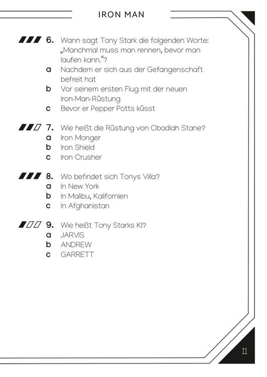 Produktbild: Marvel: Das ultimative MARVEL Quizbuch