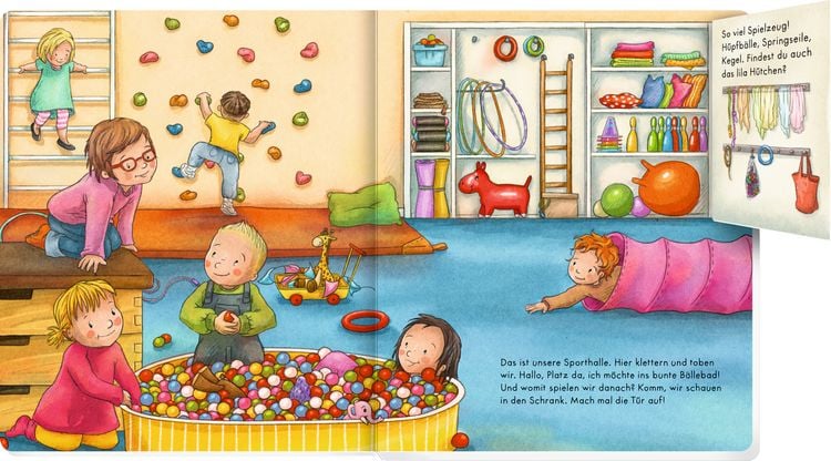Produktbild: T&uuml;r auf, T&uuml;r zu! - Im Kindergarten