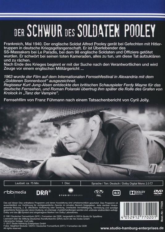 Produktbild: Der Schwur des Soldaten Pooley