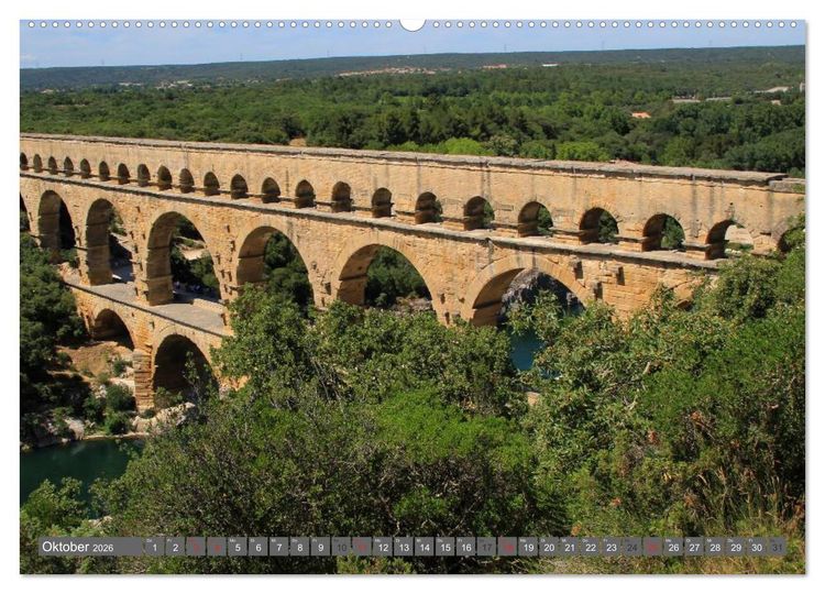Produktbild: S&uuml;dfrankreich - Die sch&ouml;nsten Ausflugsziele. (Wandkalender 2026 DIN A2 quer), CALVENDO Monatskalender