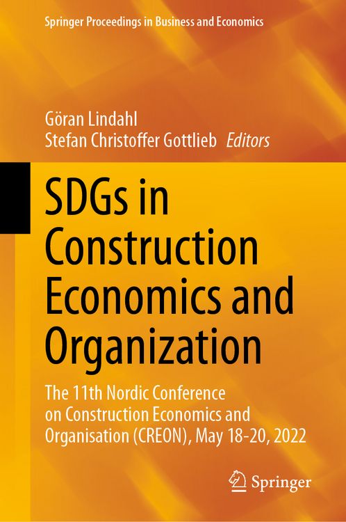 Produktbild: SDGs in Construction Economics and Organization