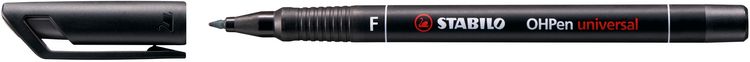 Produktbild: STABILO Folienstift OHPen F 0,7mm permanent schwarz