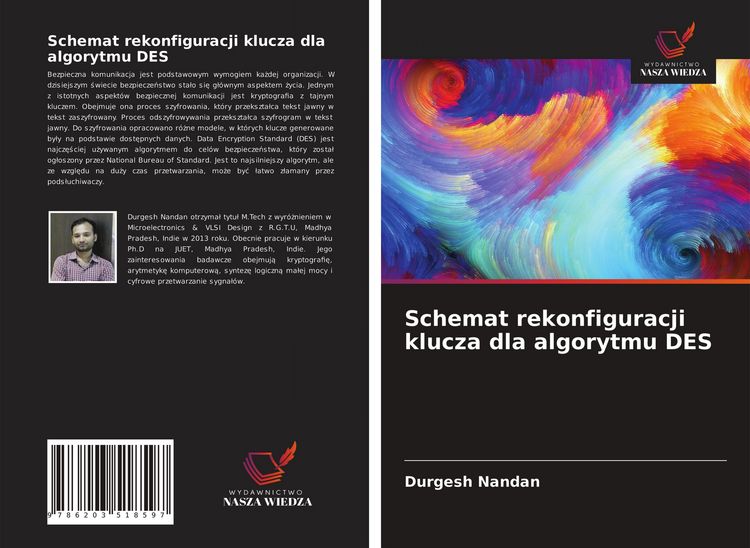 Produktbild: Schemat rekonfiguracji klucza dla algorytmu DES