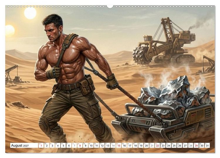 Produktbild: Echte Kerle &ndash; Epsilon Prime (hochwertiger Premium Wandkalender 2027 DIN A2 quer), Kunstdruck in Hochglanz