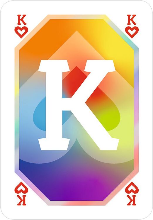 Produktbild: Spielkarten rainbow