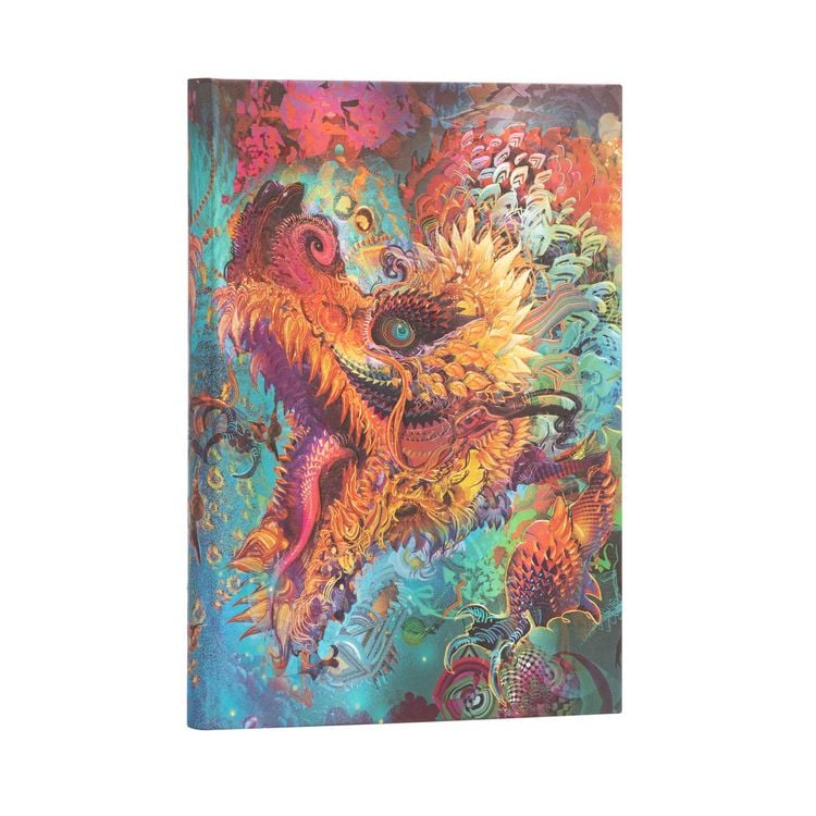 Produktbild: Hardcover Notizbuch Humming Dragon, Midi, Unliniert