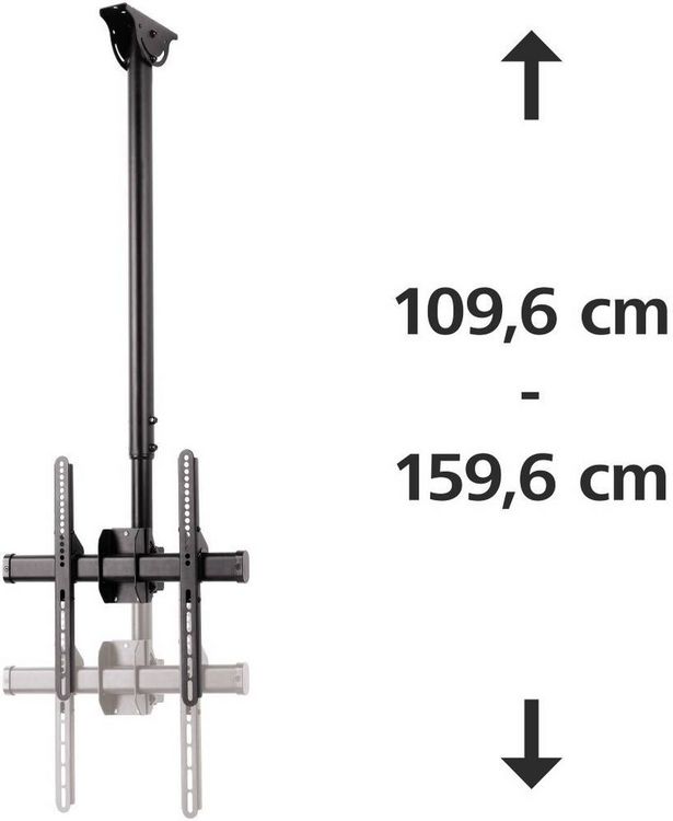 Produktbild: Hama 00118655 TV-Deckenhalterung 81,3cm (32\") - 165,1cm (65\") Neigbar, Schwenkbar