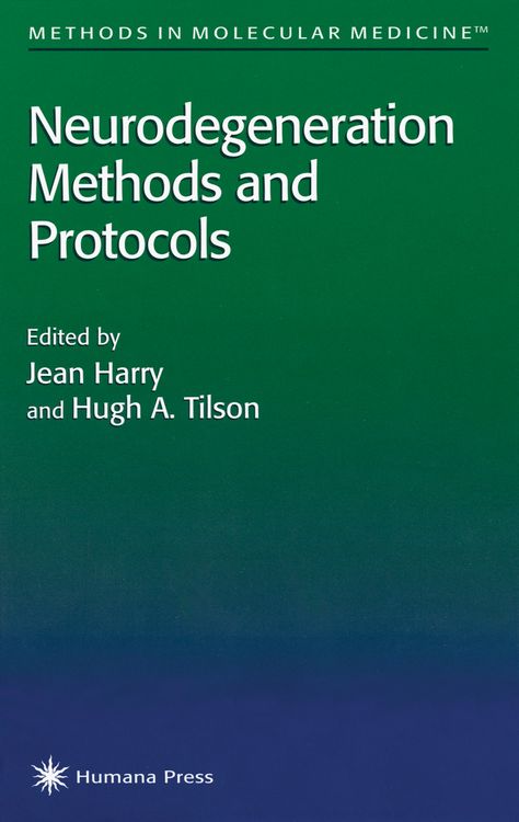 Produktbild: Neurodegeneration Methods and Protocols