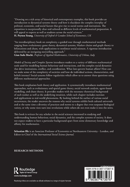 Produktbild: Models of Society and Complex Systems