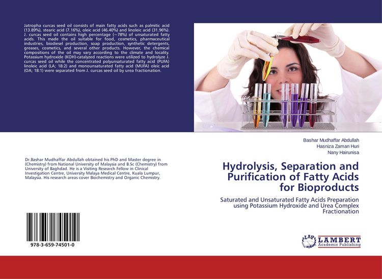 Produktbild: Hydrolysis, Separation and Purification of Fatty Acids for Bioproducts