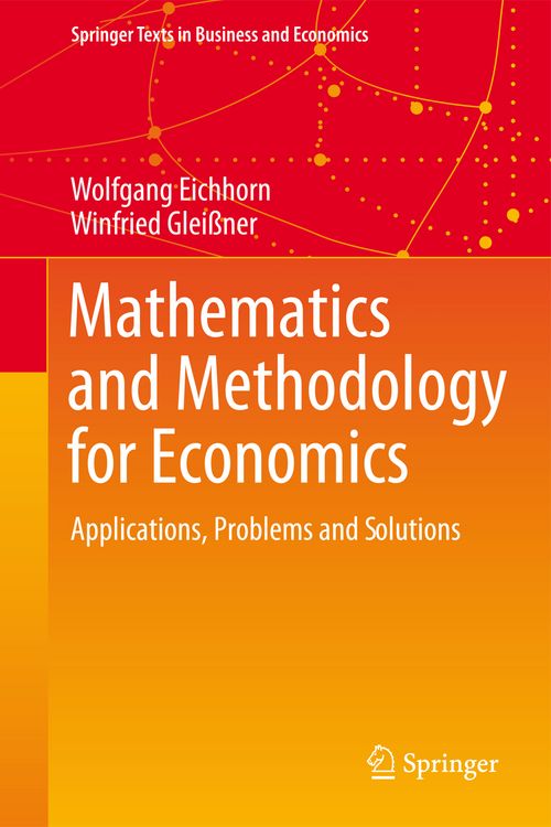 Produktbild: Mathematics and Methodology for Economics